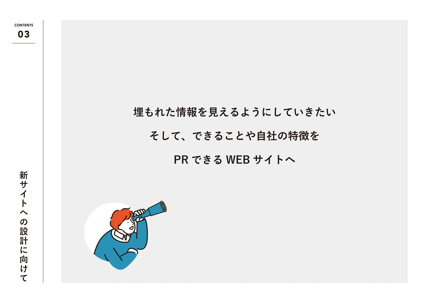 新WEBサイト設計のコンセプトシート